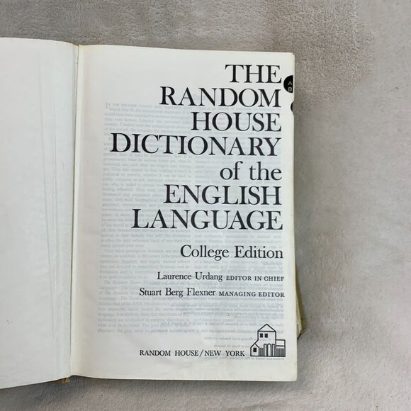 1968 Random House Dictionary of the English Language College Edition HUGE BOOK! - Picture 6 of 10